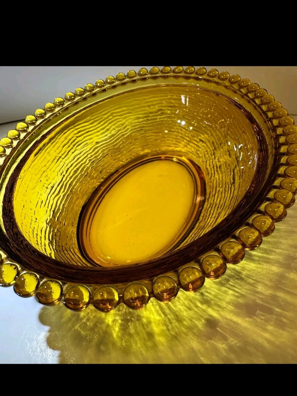 Indiana Glass Amber Hen In A Basket Covered Candy/ Trinket Dish - Picture 5 of 8